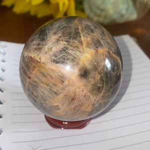 Black Moonstone Sphere